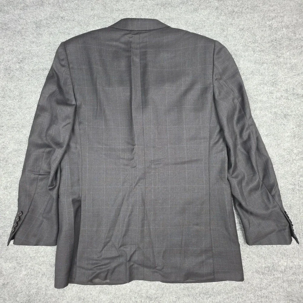 Ermenegildo Zegna Suit Set 52R Trofeo Plaid Blazer 100% Wool